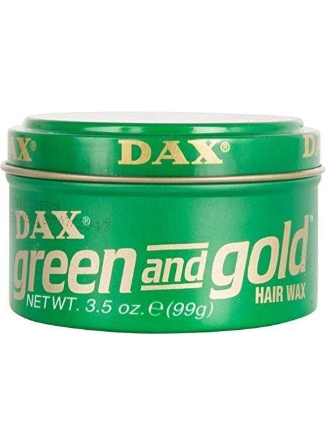 Dax Green and Gold Hair Wax 99G - Image 3